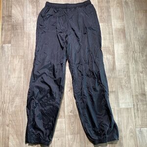 BCG XL Gray Straight Leg Windbreaker Pants w/ Pockets and Zippers